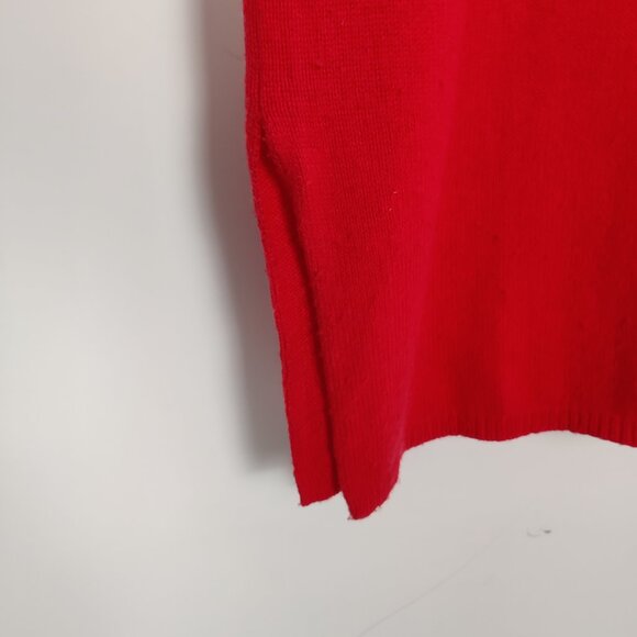Zaket & Plover Women's Sweater Size S Red Cashmere Wool Cotton Viscose Casual - Picture 5 of 9